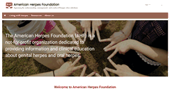 Desktop Screenshot of herpes-foundation.org